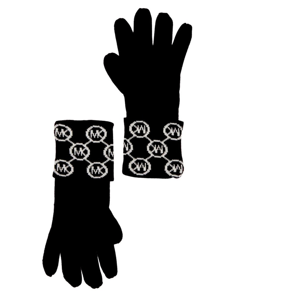 Brand new Michael kors cuffed logo gloves